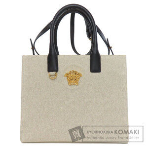 Versace La Medusa Tote Bag Canvas